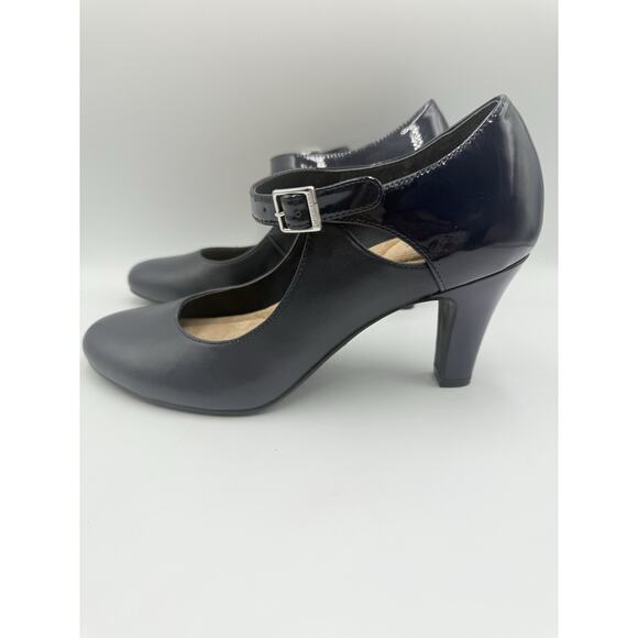 Giani Bernini Shoes - Giani Bernini Women's Navy Blue Memory Foam Mary Jane Pumps Shoe Size 10M
